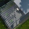 Pergola ogrodowa tarasowa aluminiowa NORDVIC Skyline LED Light 3 x 6 m Antracyt